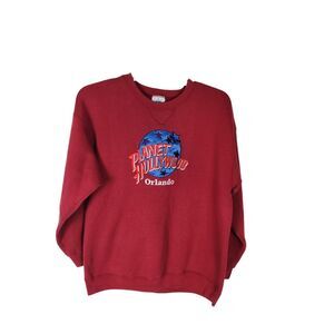 Vintage Made in USA Planet Hollywood Crewneck men's XL